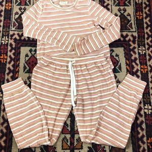 COPY - NWOT Madewell honeycomb pajama set